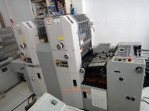 二手滨田八开双色酒精机出售，温州蓝天印刷物资推荐